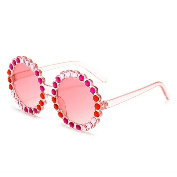 Girls Rhonestone Sunglasses - Picture 3 of 8